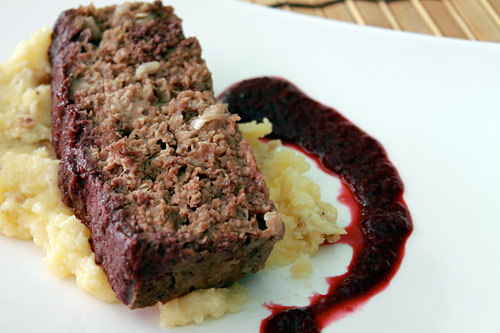 Meatloaf with Blackberry Barbecue Sauce