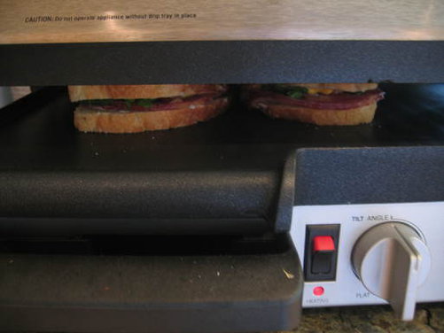 Spinach, Canadian Bacon & Soprresata Panini