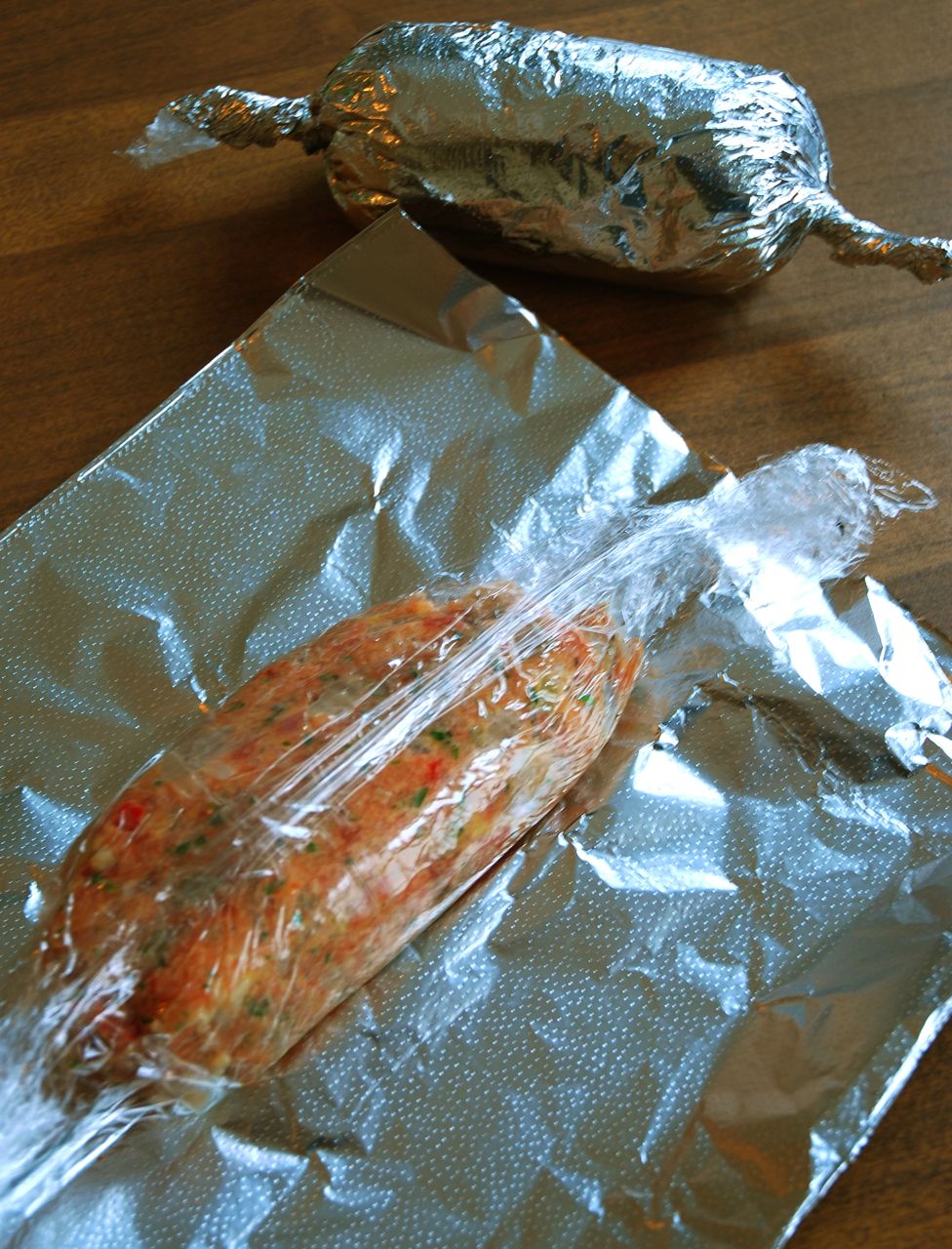 Chicken and Shrimp Meatloaf with Whole Grain Mustard Dipping Sauce