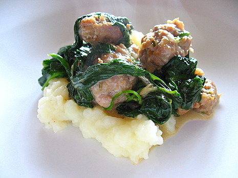 Popeye's Pride: Spinach and Sausage Surprise