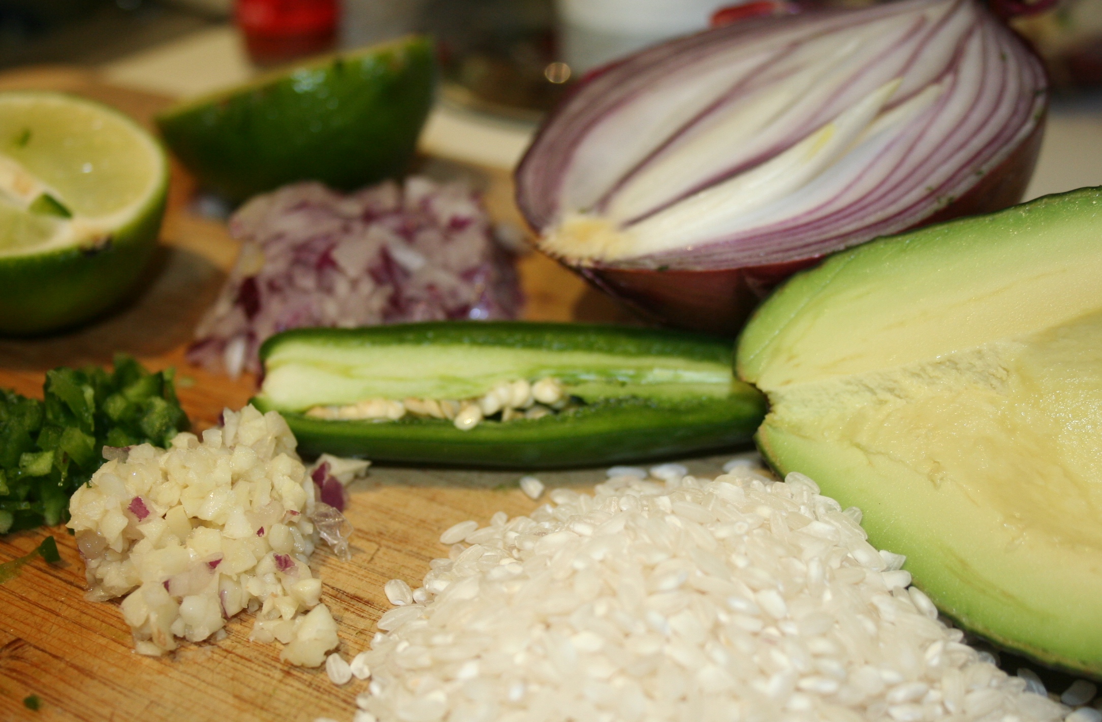 Shrimp and Avocado "Ceviche" Risotto