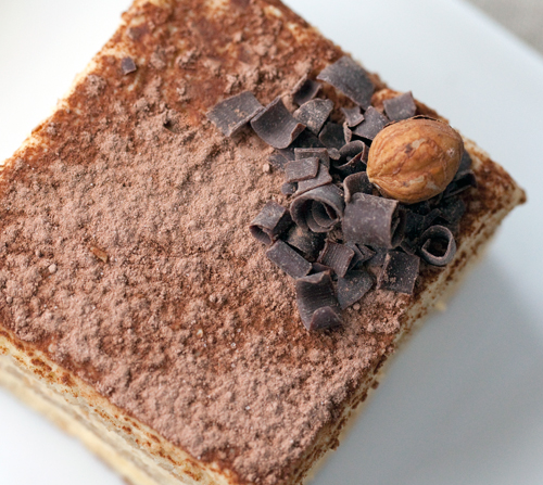 Hazelnut Rainwater Madeira Tiramisu