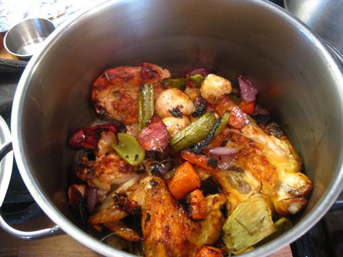 Mahogony Risotto with Two Celeries