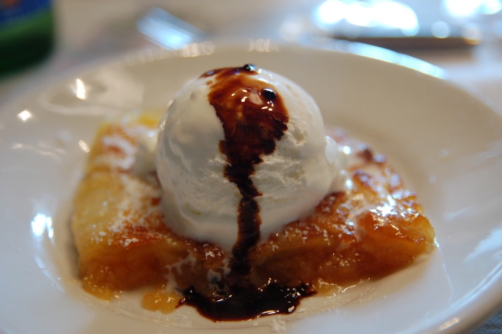Tuscan Apple Tart with Gelato and Tradtional Balsamico