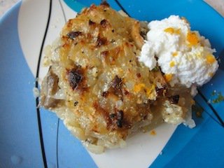 Orange Fennel Risotto Cakes