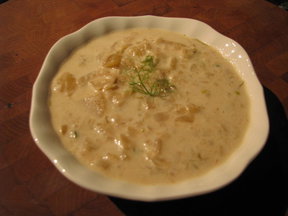 Caramelized Fennel-Potato Soup
