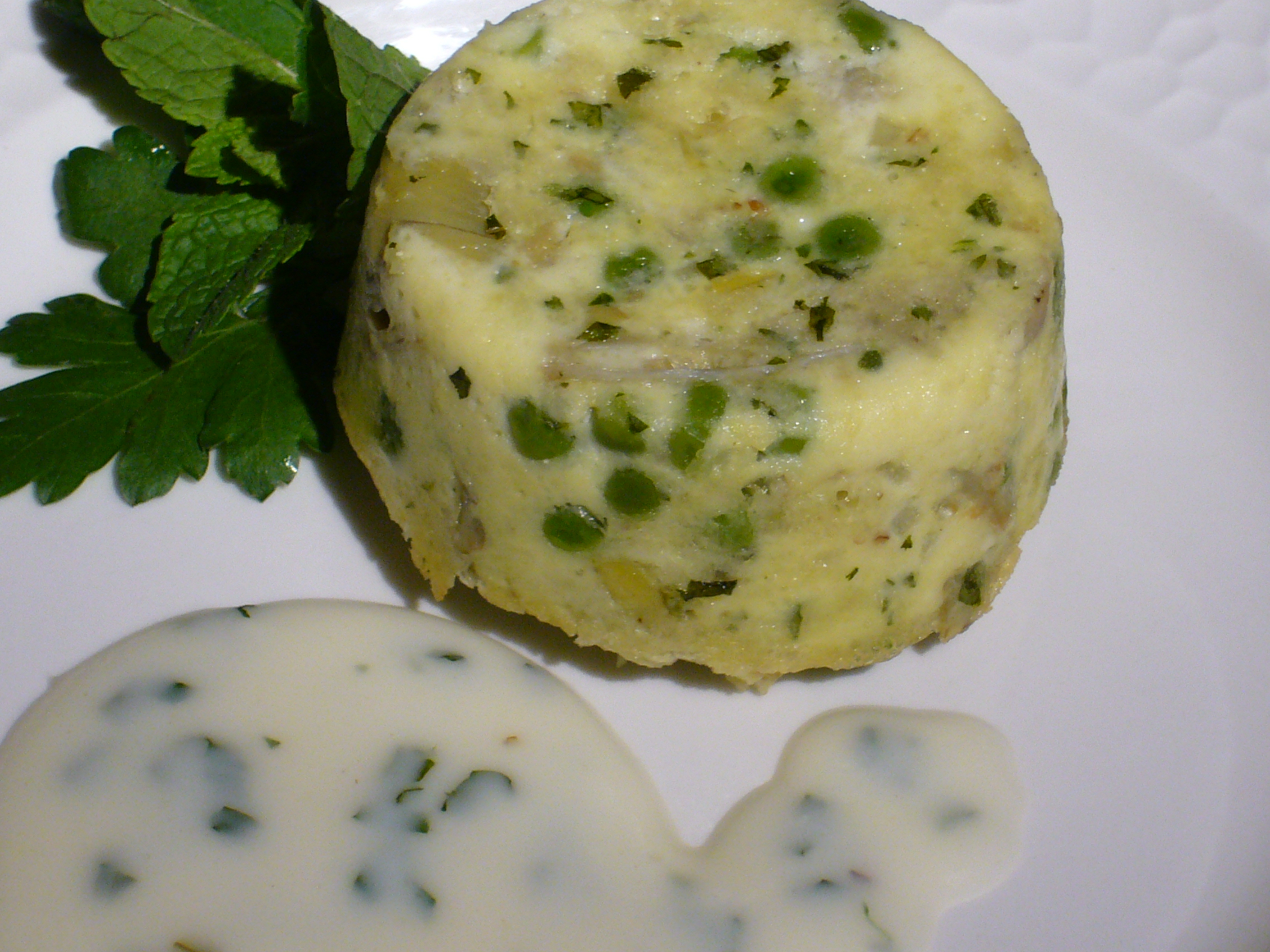 Spring Vegetable Timbales with Herbed Béchamel Recipe on Food52