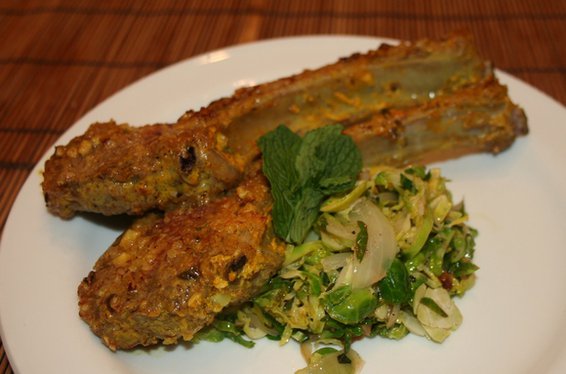 Hazelnut Crusted Lamb Chops