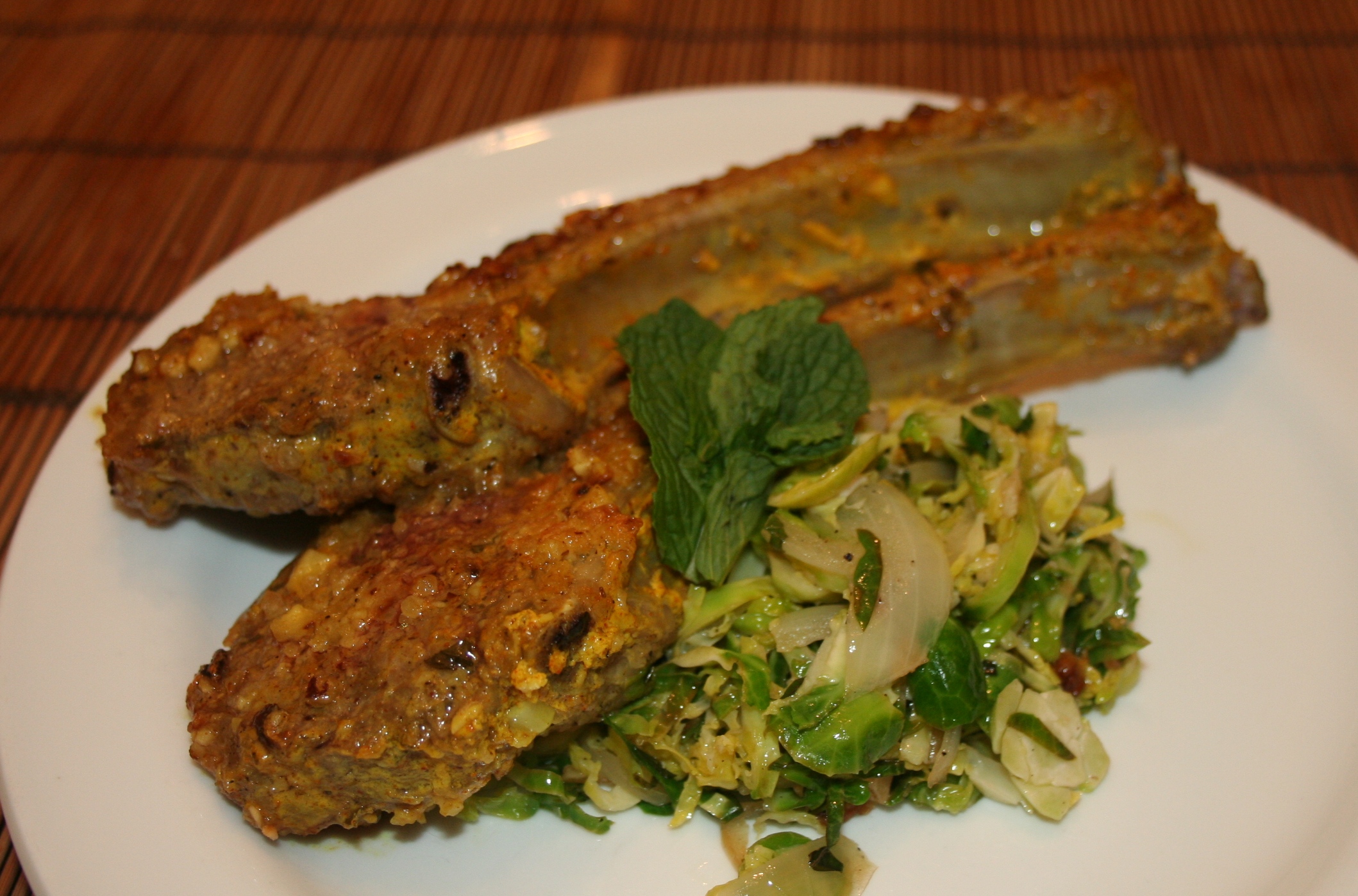 Hazelnut Crusted Lamb Chops