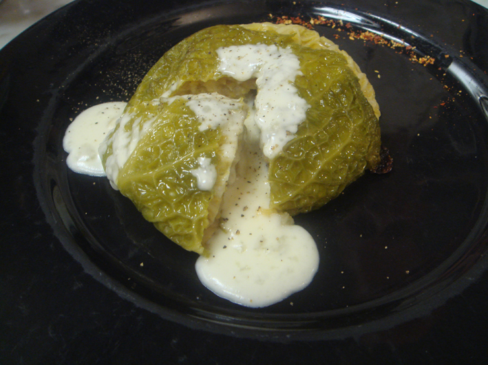 Verza Ripiena - Stuffed Savoy Cabbage