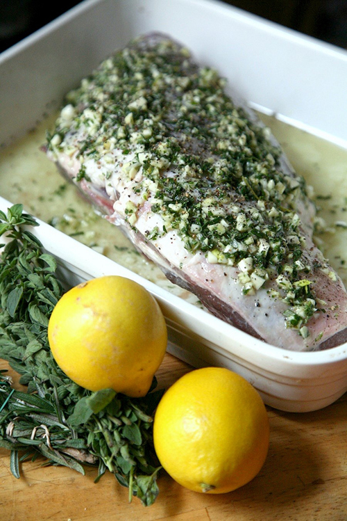Greek-Style Marinated Leg of Lamb