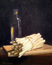 Fennel-Dusted Spring Lamb Chops with White Asparagus
