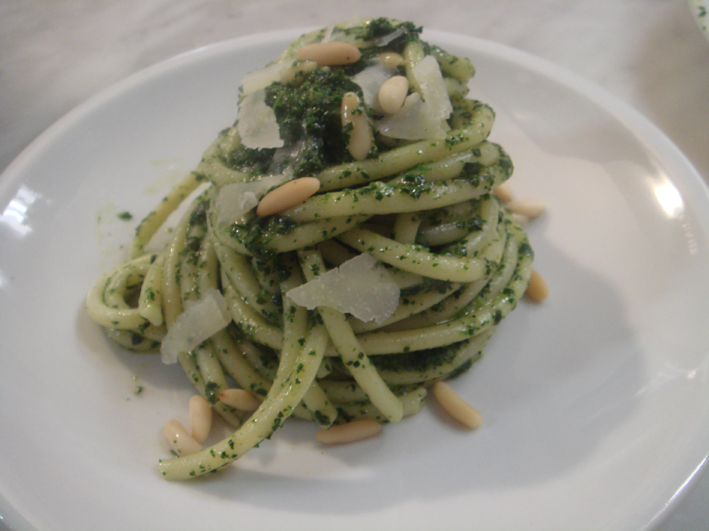 Pasta with Cavolo Nero Pesto