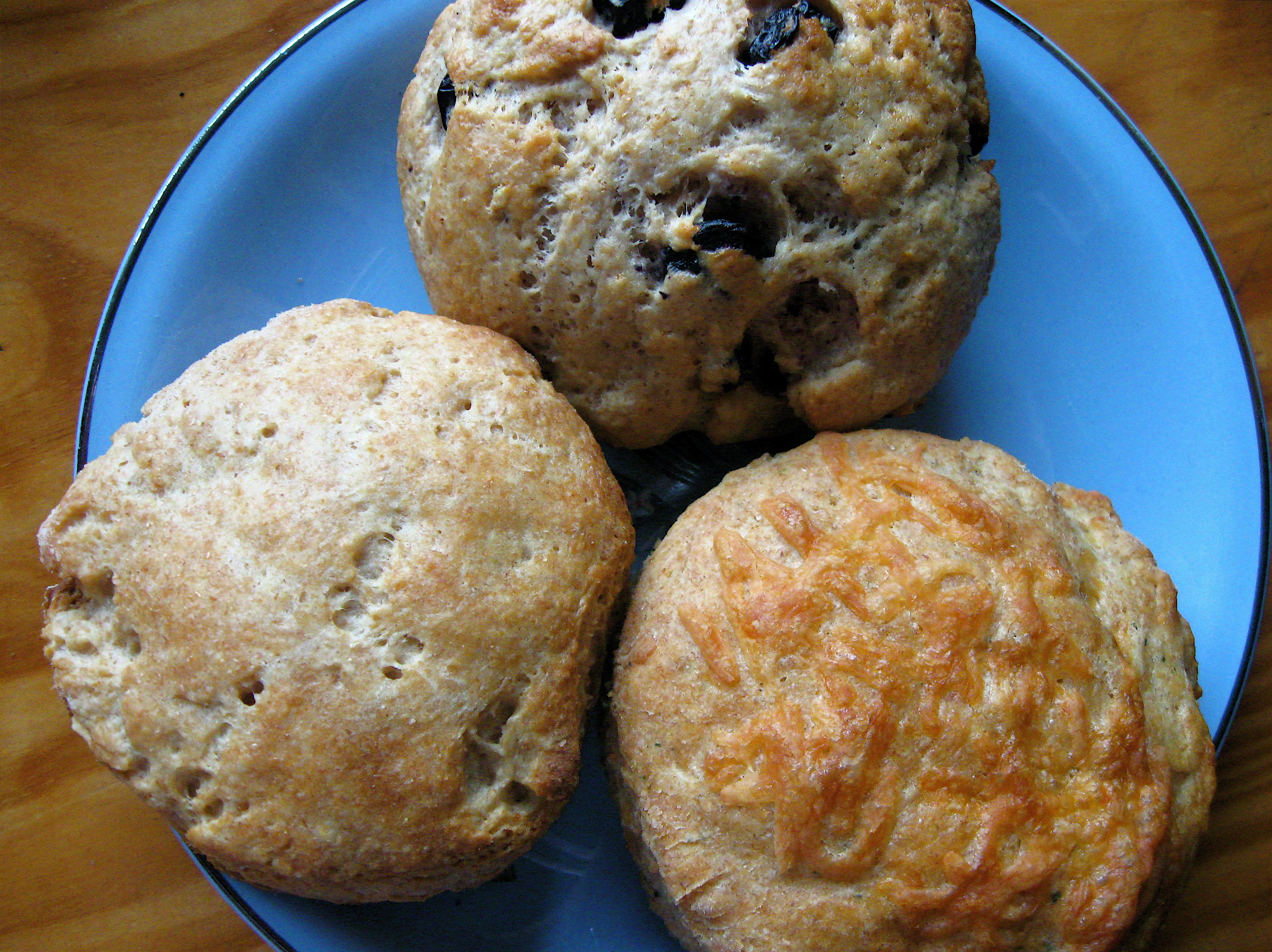 wholemeal yogurt scones - British style