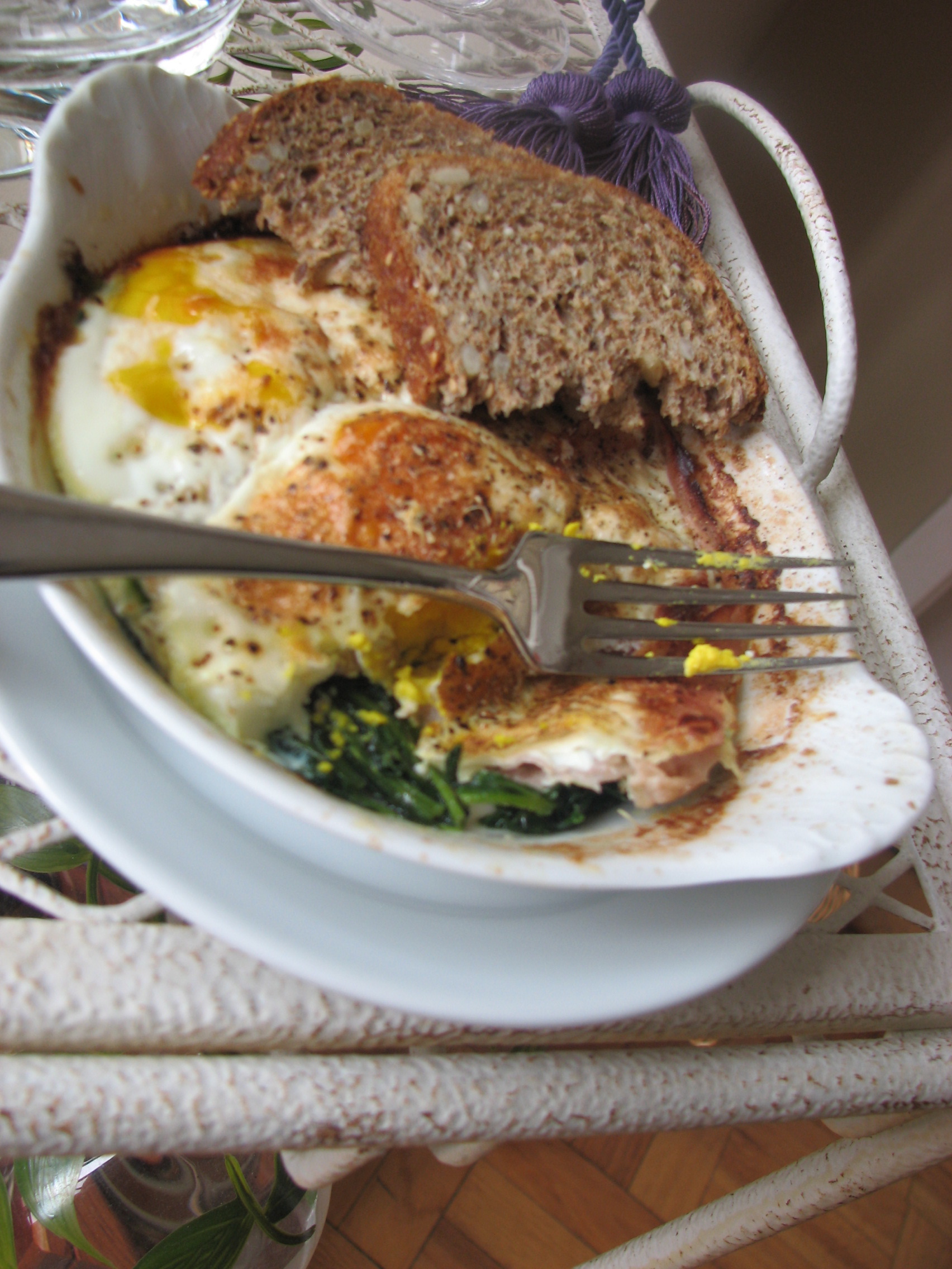 Greens, Eggs and Ham