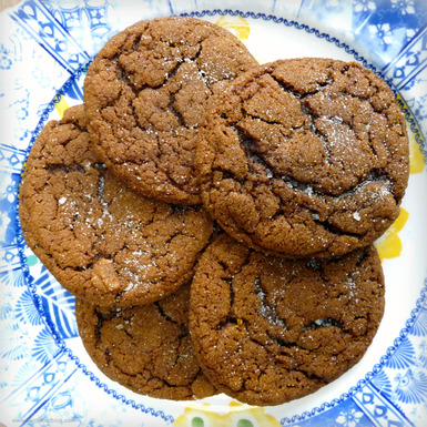 Ginger Spiced Molasses Sugar Cookies