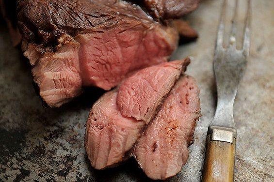 Spiced Leg of Lamb on the Grill