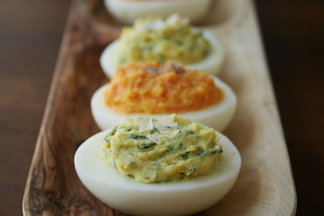 Lemon-Basil Deviled Eggs