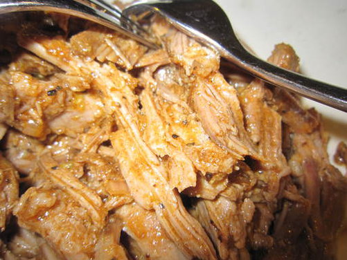 Glazed Roasted Pork Shoulder Arepas
