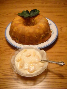 Paradise Peach Pound Cake - (I didn't know what else to call it)