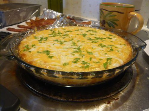 Easy Cheesy Asparagus Frittata