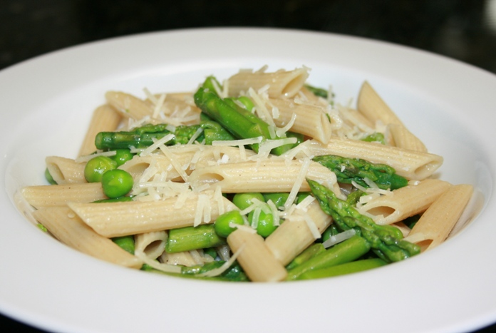 Asparagus, Peas & Penne