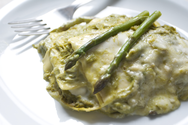 Italian Asparagus Lasagna