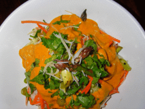 Asparagus Laksa Salad
