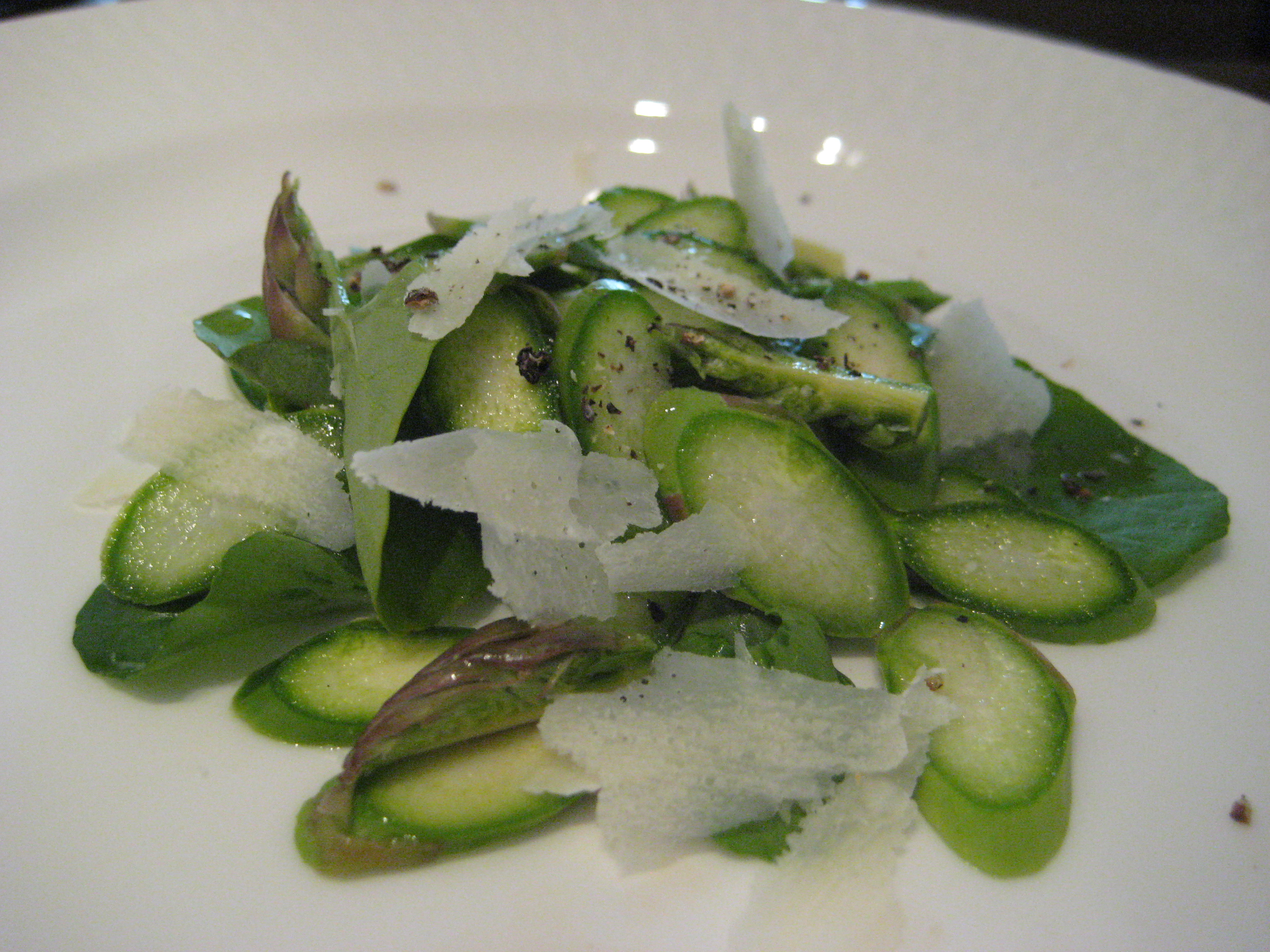 instant asparagus salad for 1