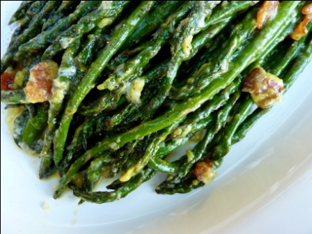 Asparagus alla Carbonara