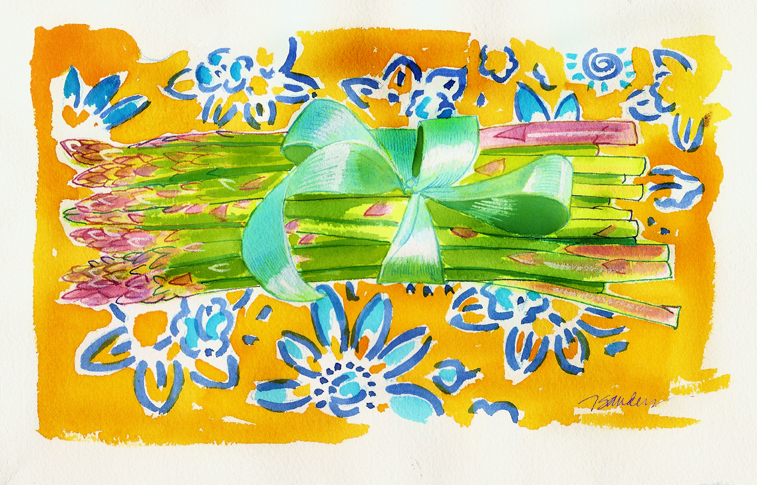 Springtime Asparagus by Nancy Taylor Robson
