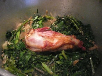 Mixed Greens ( With Collard Greens, Mustard Greens, Russian Red Kale, Chard Toscano) 