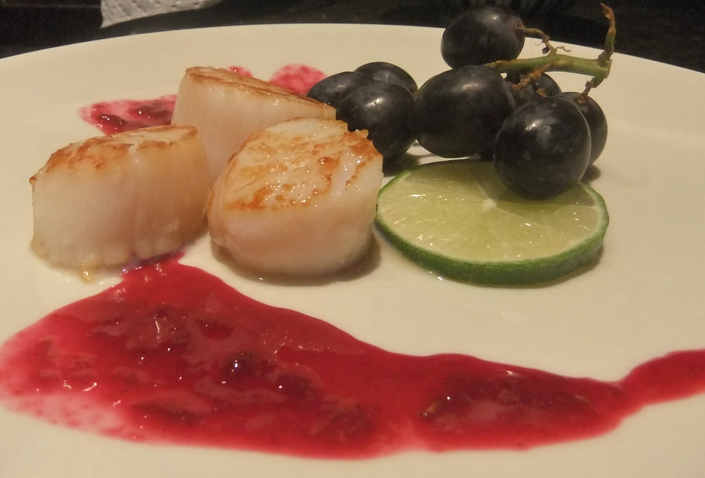 Scallops Lime and Vine