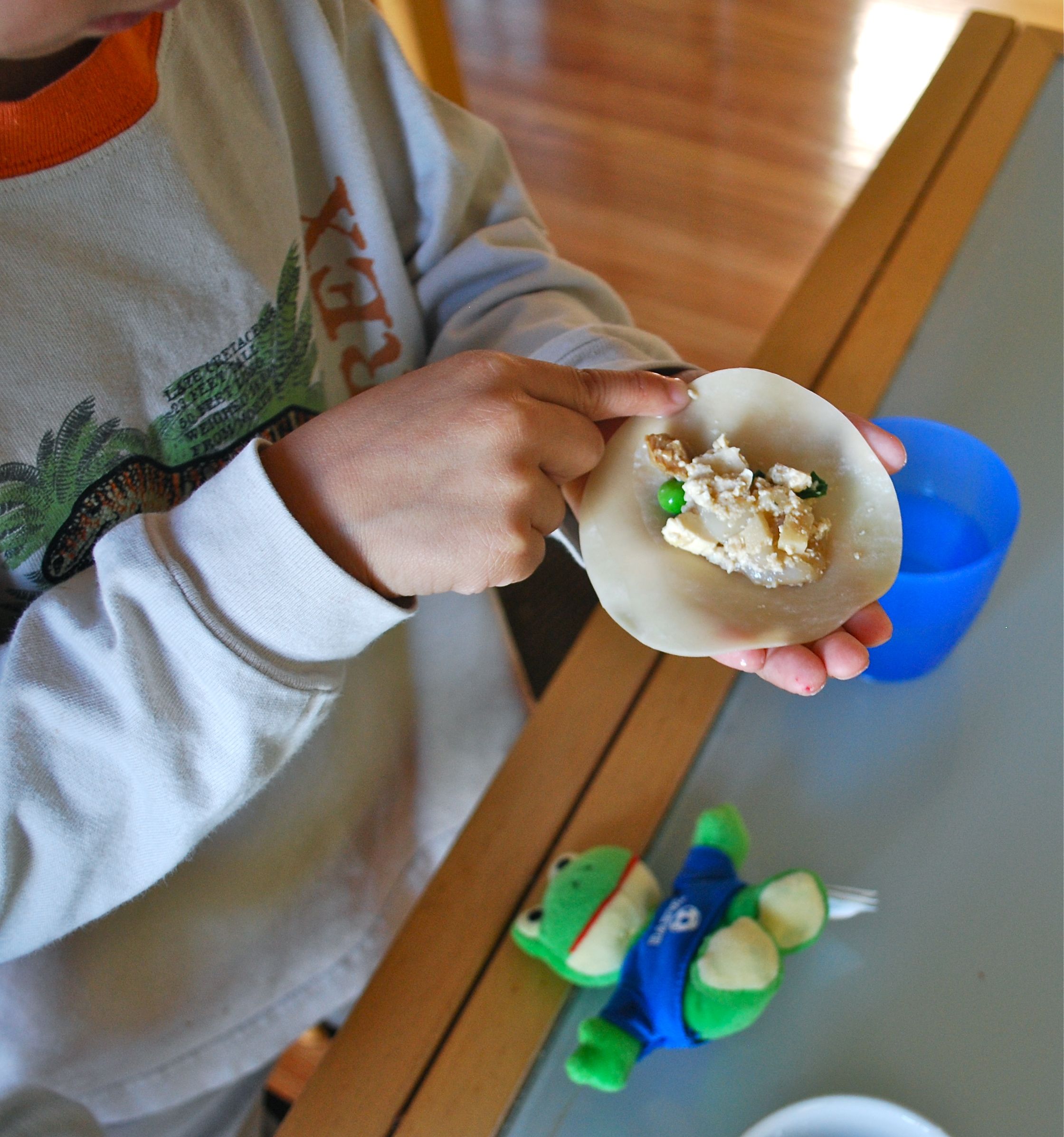 Scallop Potstickers