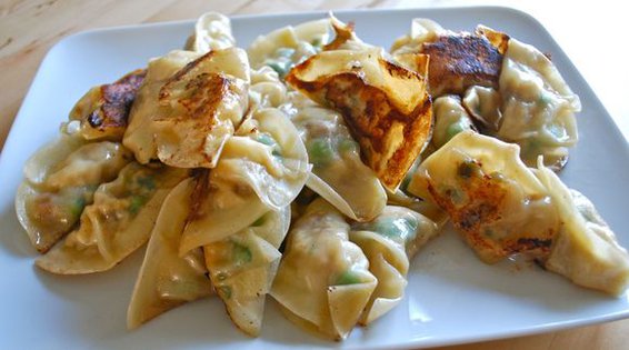 Scallop Potstickers