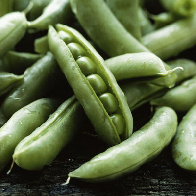 Two Peas with Preserved Lemon & Mint