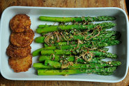 Thai-Inspired Asparagus Salad with Fried Meyer Lemon