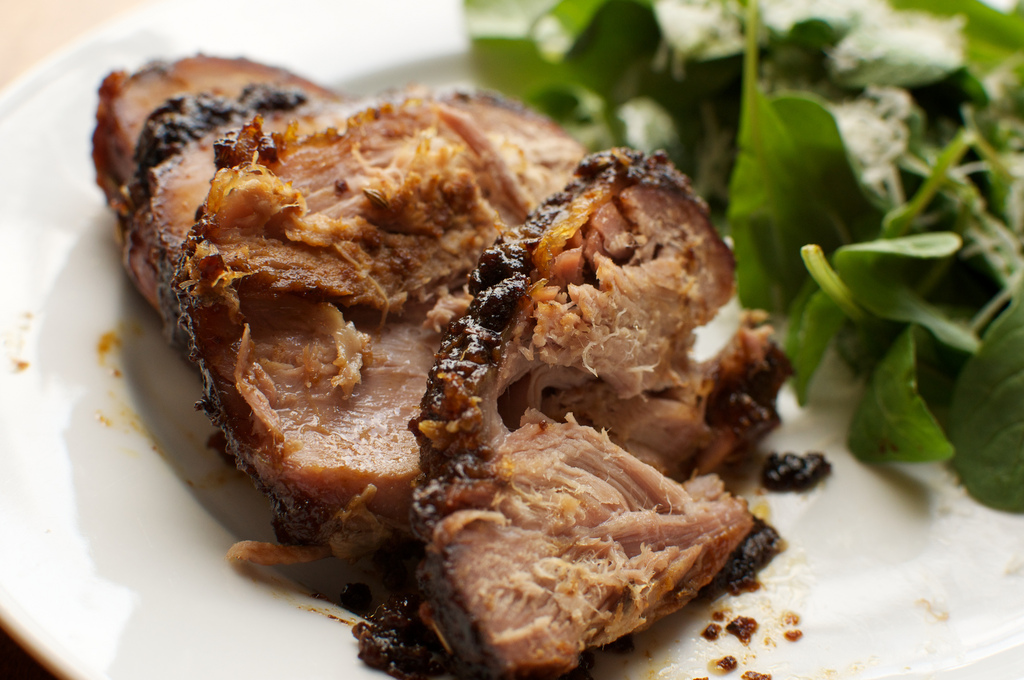 Matilda, Maple & Garlic Pork Shoulder with Crispy Skin