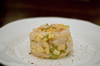 Scallop and Apple Tartare