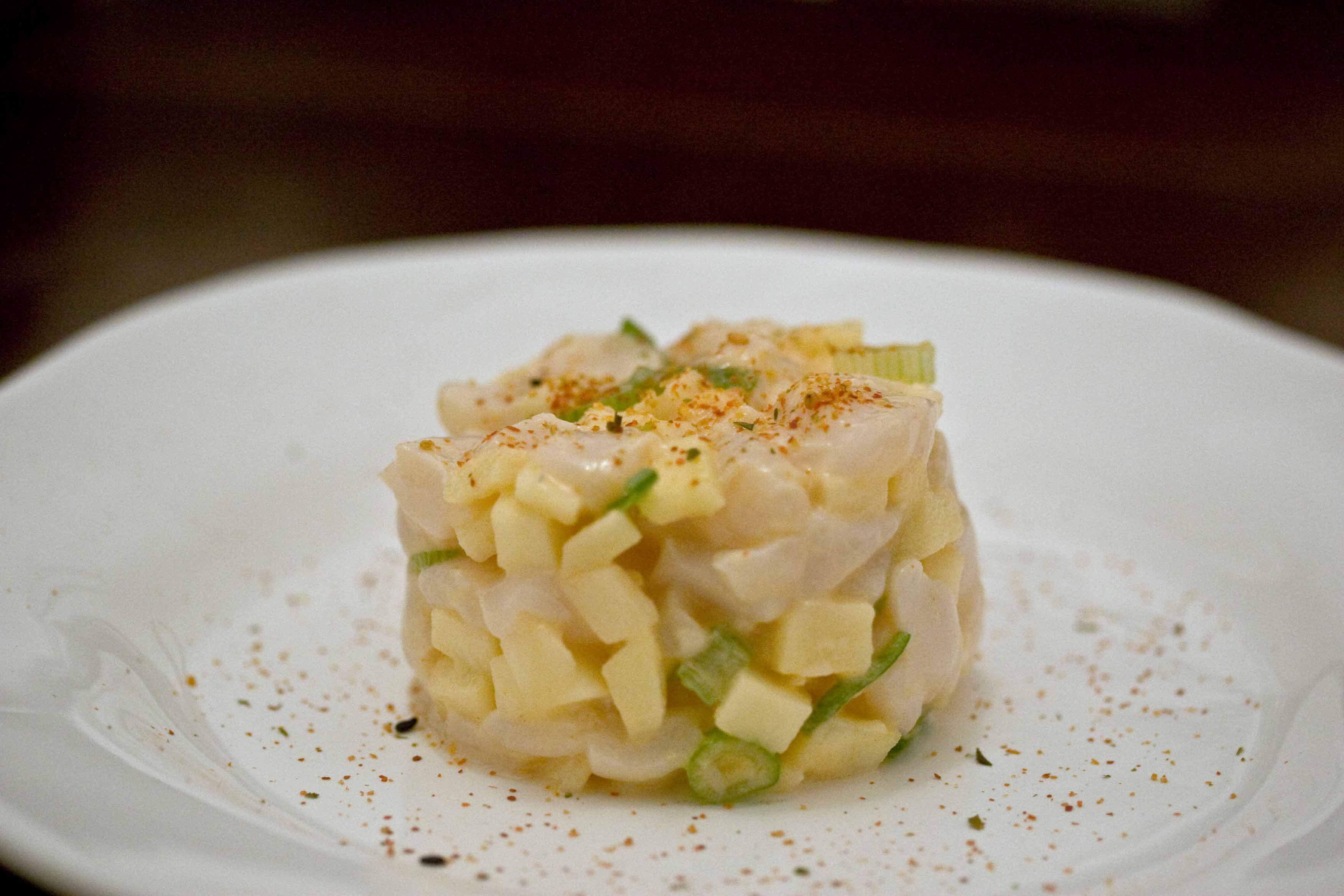 Scallop and Apple Tartare