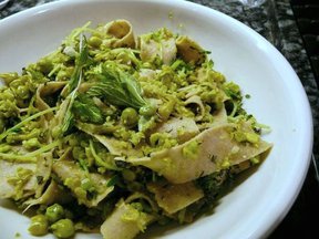 Spring Pea Pappardelle