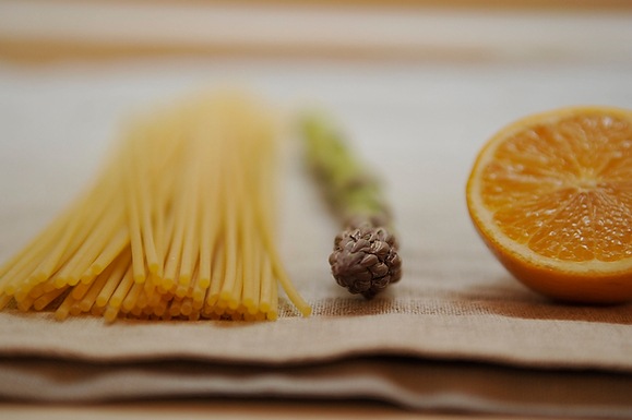 Lemony Pasta with Asparagus
