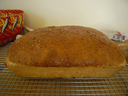 Garlic Herb Batter Bread