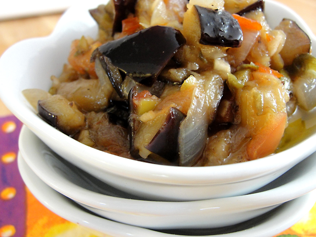 La Nonna’s Sweet and Sour Eggplant Dip