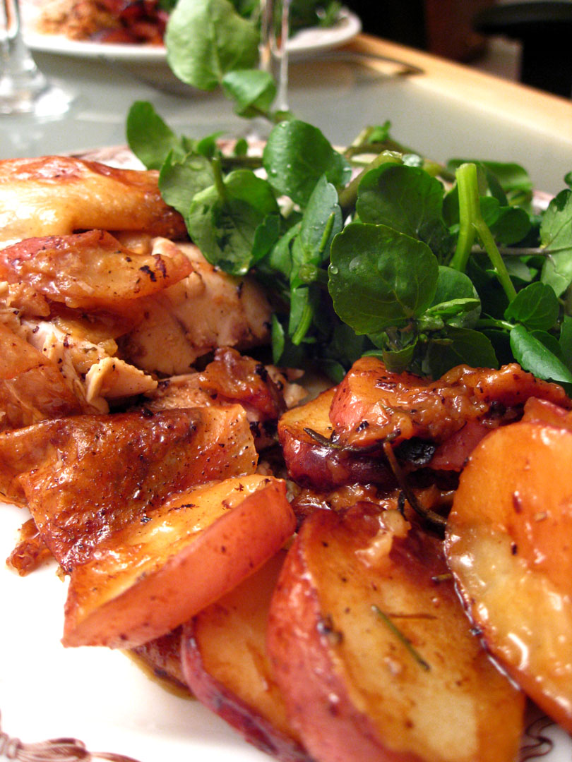 Skillet-Roast chicken
