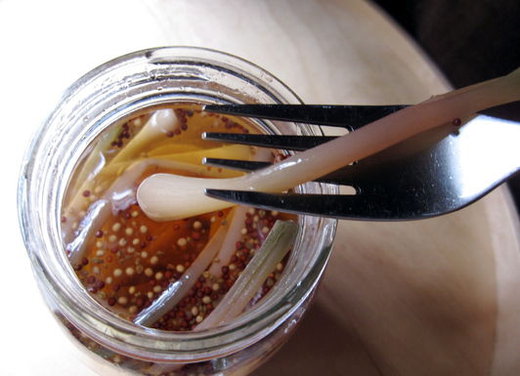 Sweet & Spicy Pickled Ramps