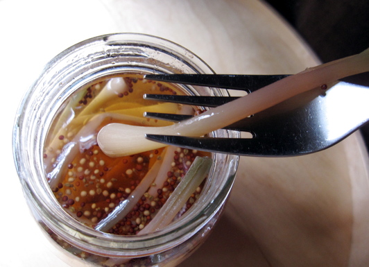 Sweet & Spicy Pickled Ramps