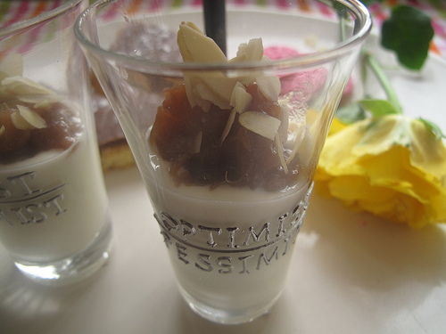Rhubarb and Ginger Yogurt Verrines