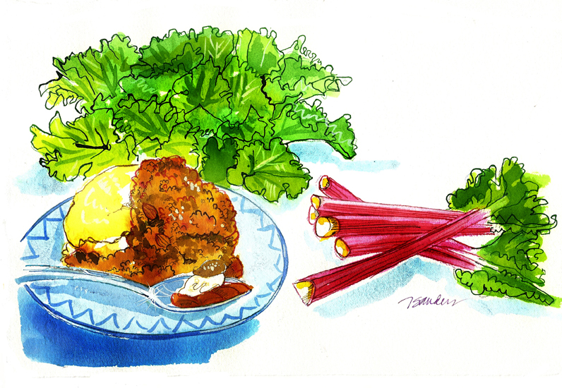 Orange-and-ginger-infused Crisp by Nancy Taylor Robson