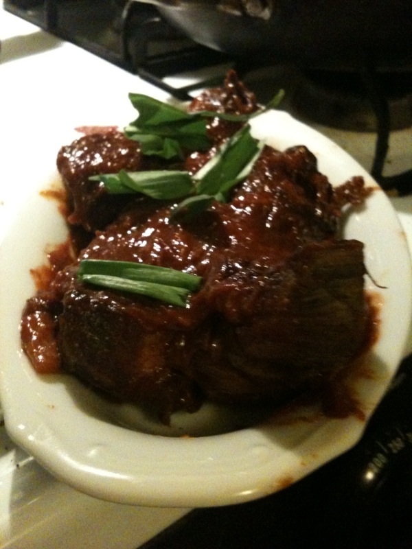 Rhubarb & Wine Barbecue Sauce